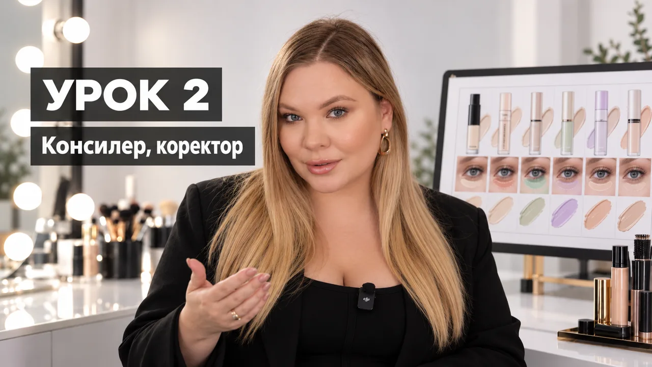 Обкладинка уроку 2: Консилер, коректор